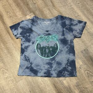 Women's Tie-Dye Aerosmith Tee - Blue